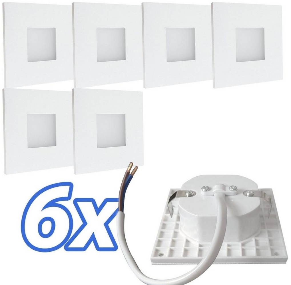 Maxkomfort LED Wandstrahler 6103, LED fest integriert, Warmweiß, 3000K, Treppenbeleuchtung Bild 1