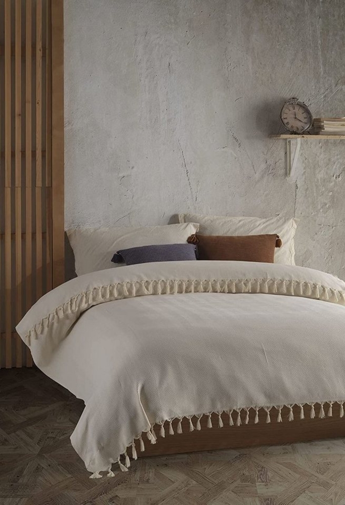BOHORIA Tagesdecke BOHORIA® Premium Tagesdecke XXL Tulum, 100% Baumwolle, 200 x 230 cm, Kann für Bett, Sofa, Stuhl, Outdoor und Indoor genutzt werden. Bild 1