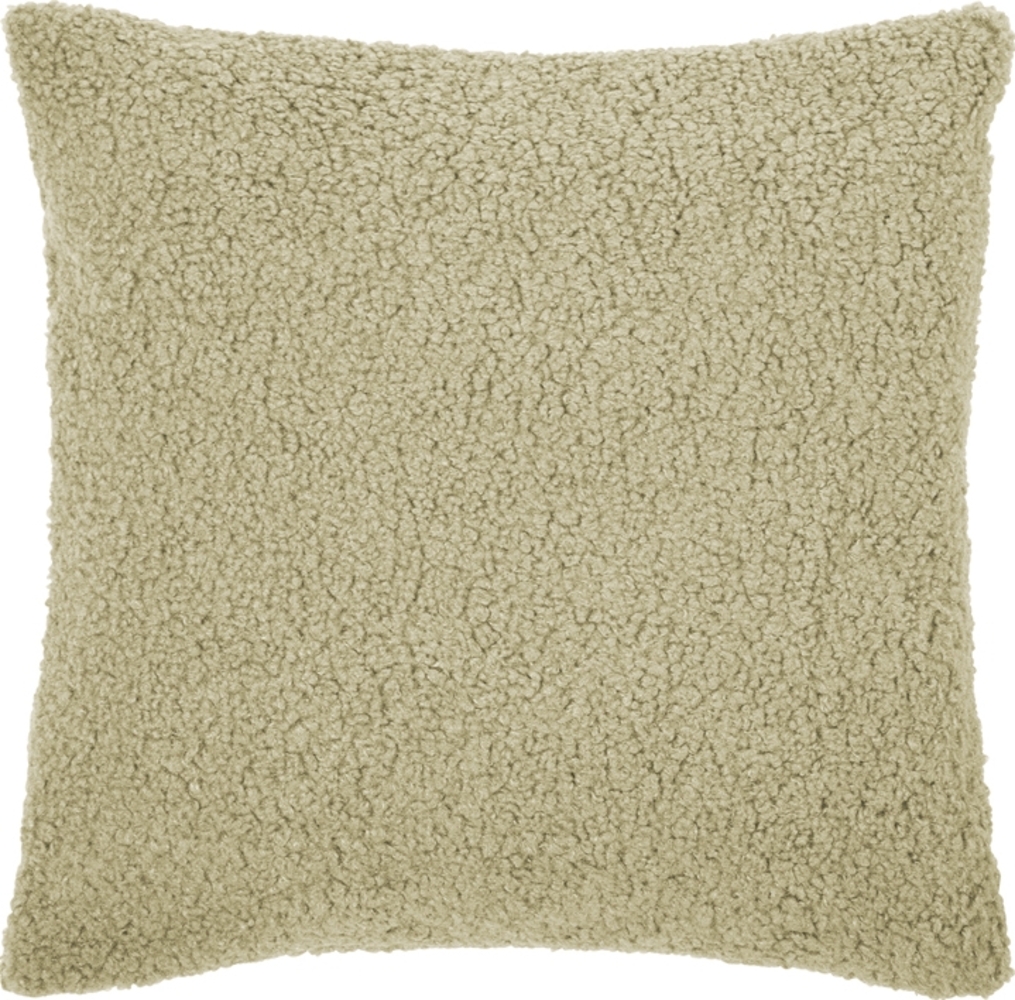 pad Kissenhülle 50x50 cm Boucle dusty mint 100% Polyester Bild 1