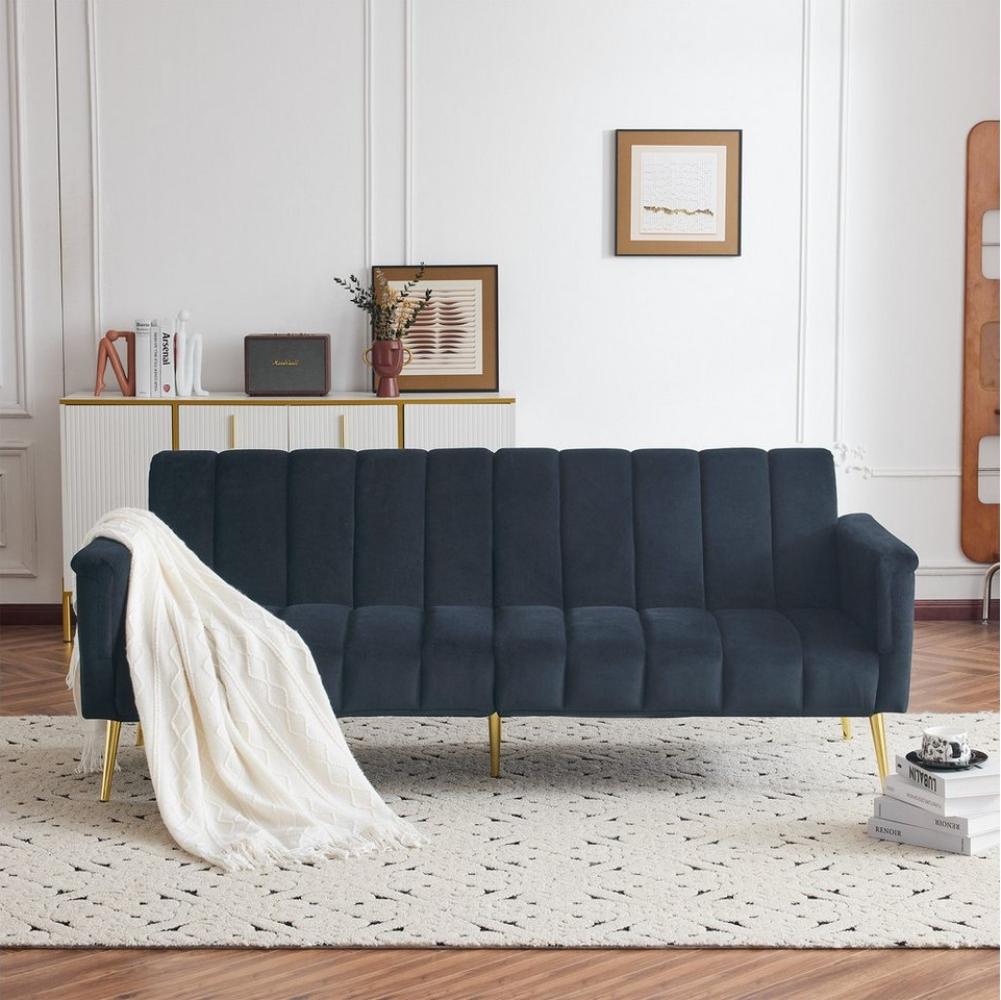 Merax Schlafsofa, mit Bettfunktion,Bettsofa,Klappsofa,Gästebett Bild 1