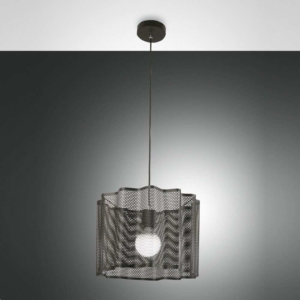 Fabas Luce 3581-40-101 Pendelleuchte Glicine Metall schwarz E27 Bild 1