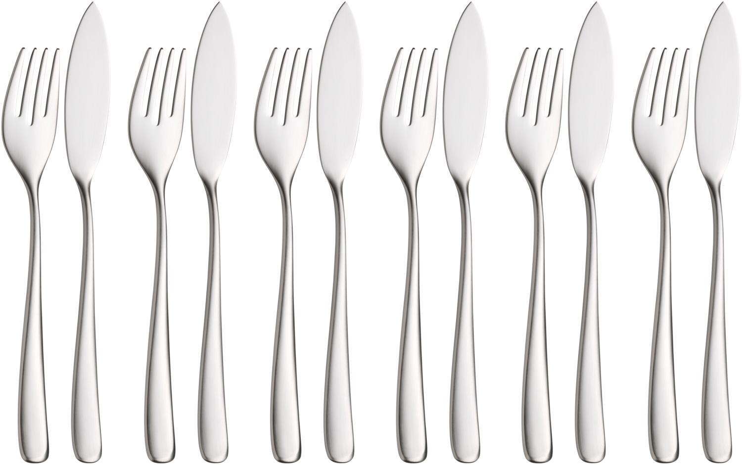 WMF Vision Fischbesteck-Set, 12-teilig, Cromargan protect® 3201112840 Bild 1