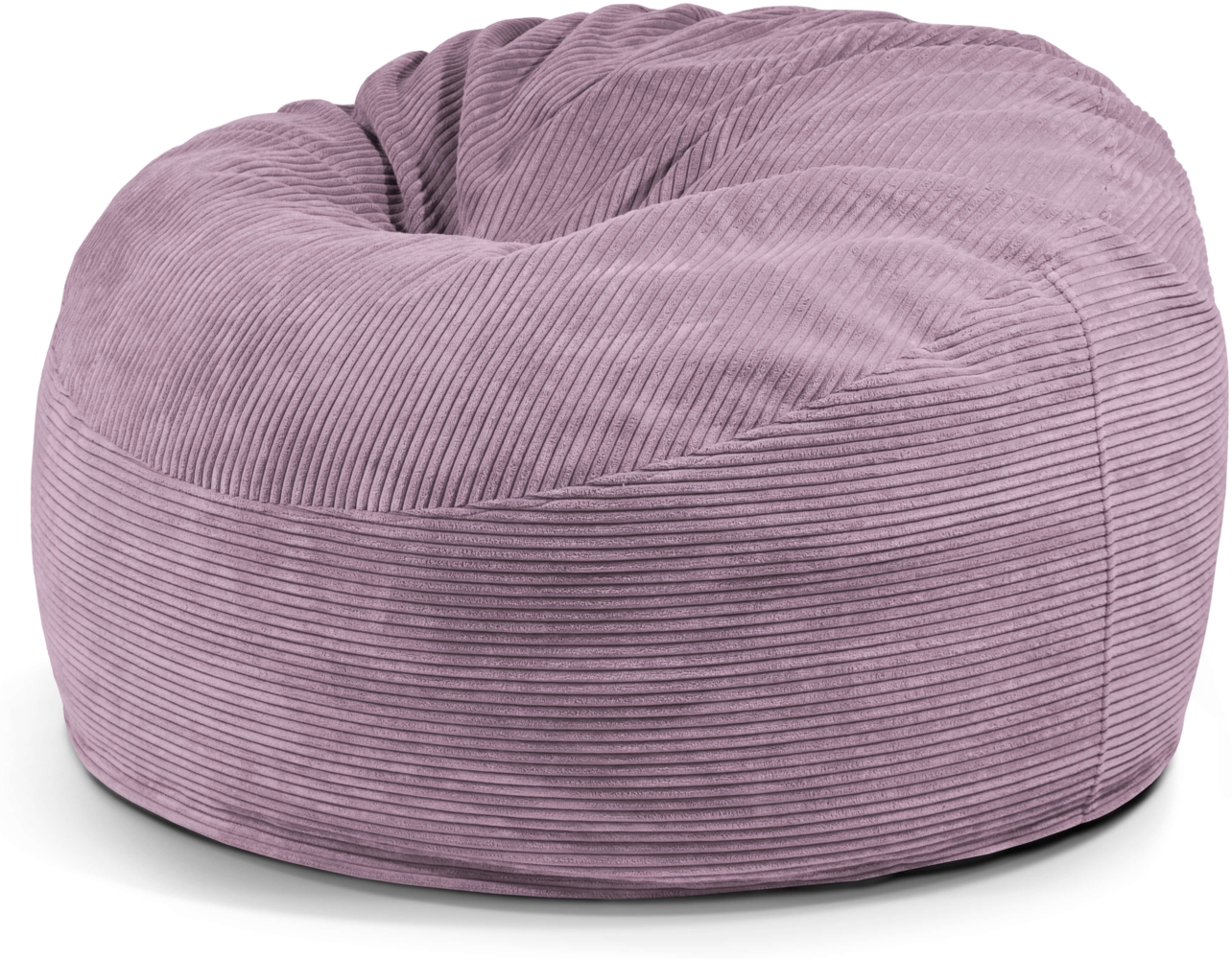 Schaumstoffsitzsack ‘OM 110‘, Bezugstoff - Waves, 100% Polyester, Lilac, 75x110x110 cm. Bild 1
