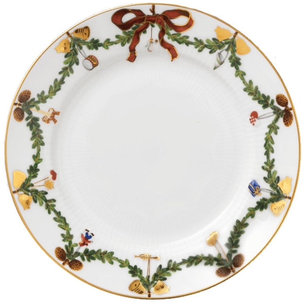 Royal Copenhagen Starfluted Christmas Teller Flach 19 cm Bild 1