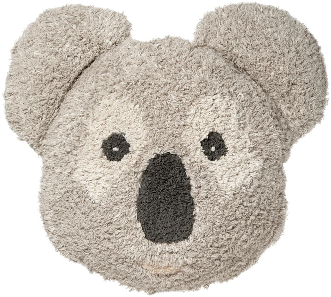 LIFETIME Kidsrooms Essence Kissen - Koala, 100% recycelbare Baumwolle in Grau, 50 x 53 cm Bild 1