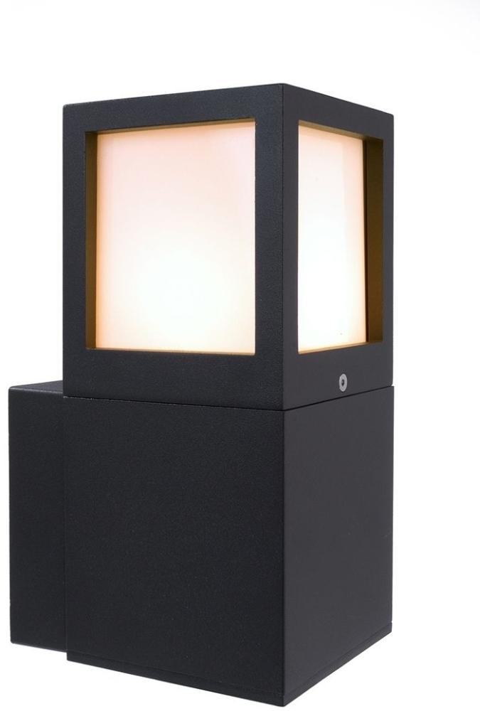 Deko Light Facado A Wandleuchte außen anthrazit IP54 1 flg. E27 Modern Bild 1