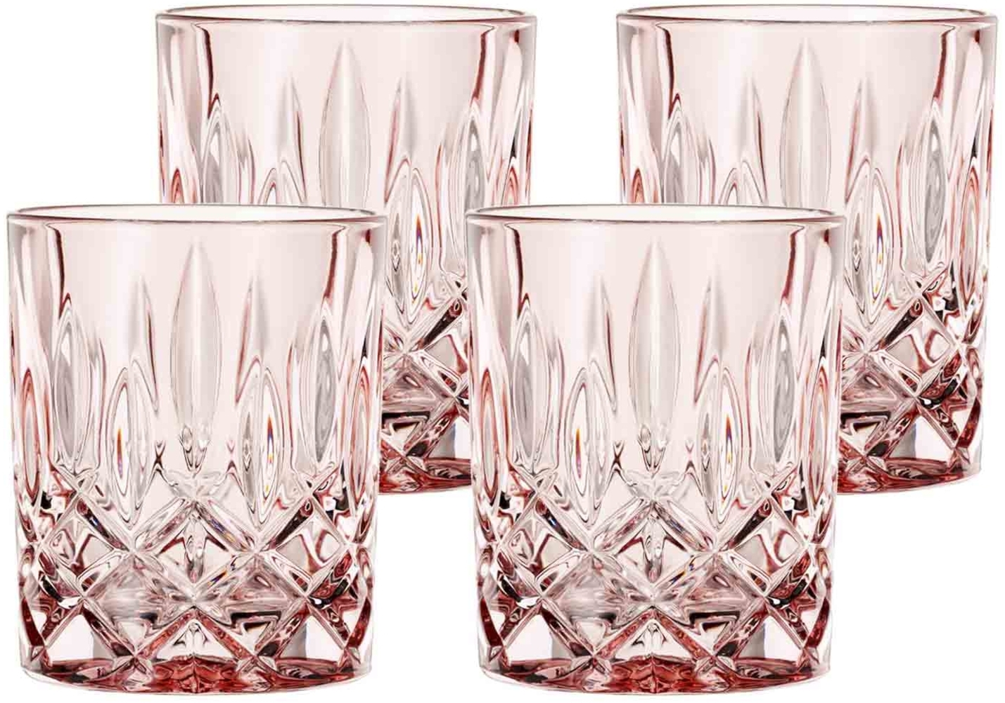 Nachtmann Noblesse Fresh Whiskygläser rosé 4er Set Bild 1