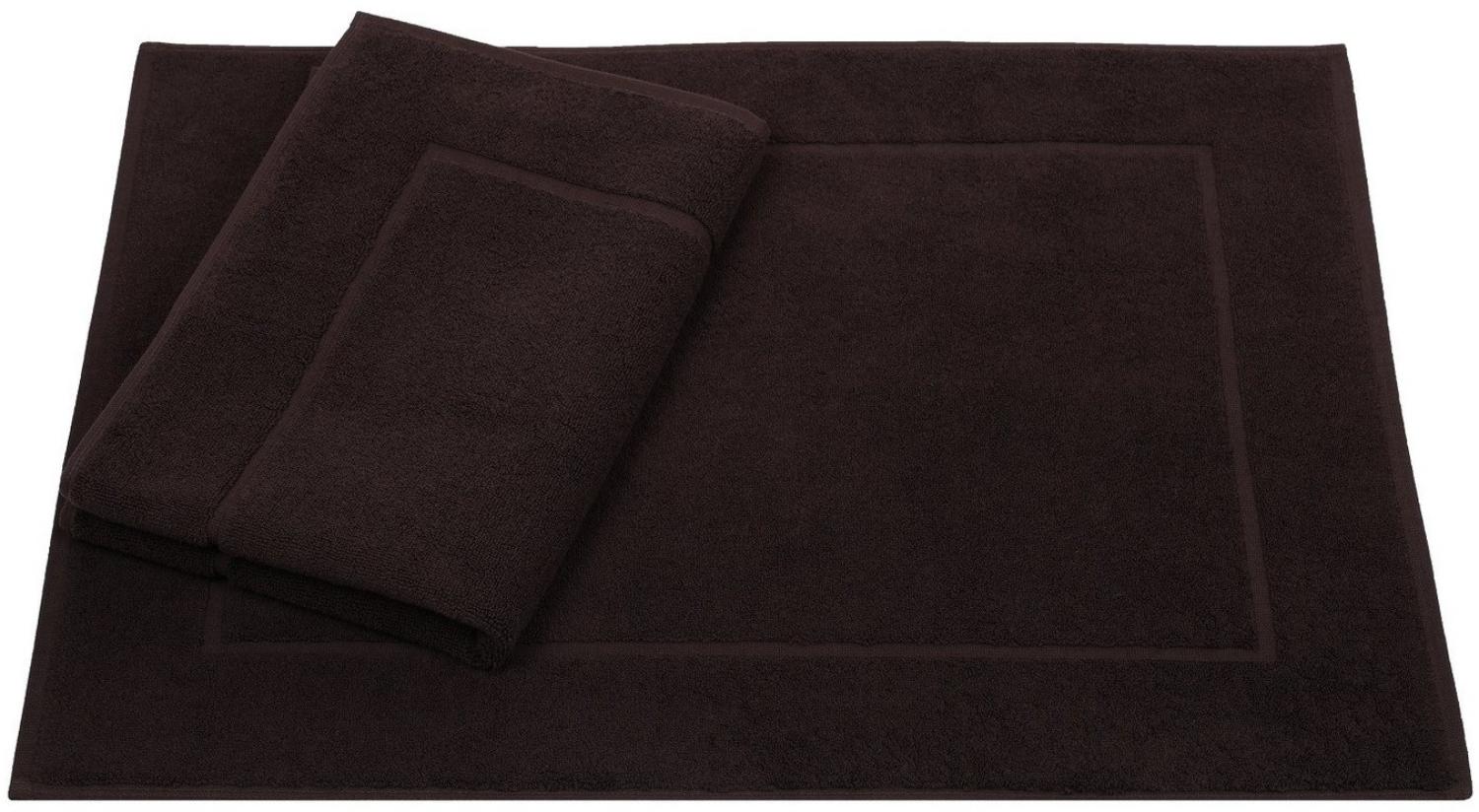 Betz Badematte 2er Set Badvorleger Premium Badematte Badteppich Größe 50x70 cm, beidseitig nutzbar, Baumwolle, Qualität 650g/m² Bild 1