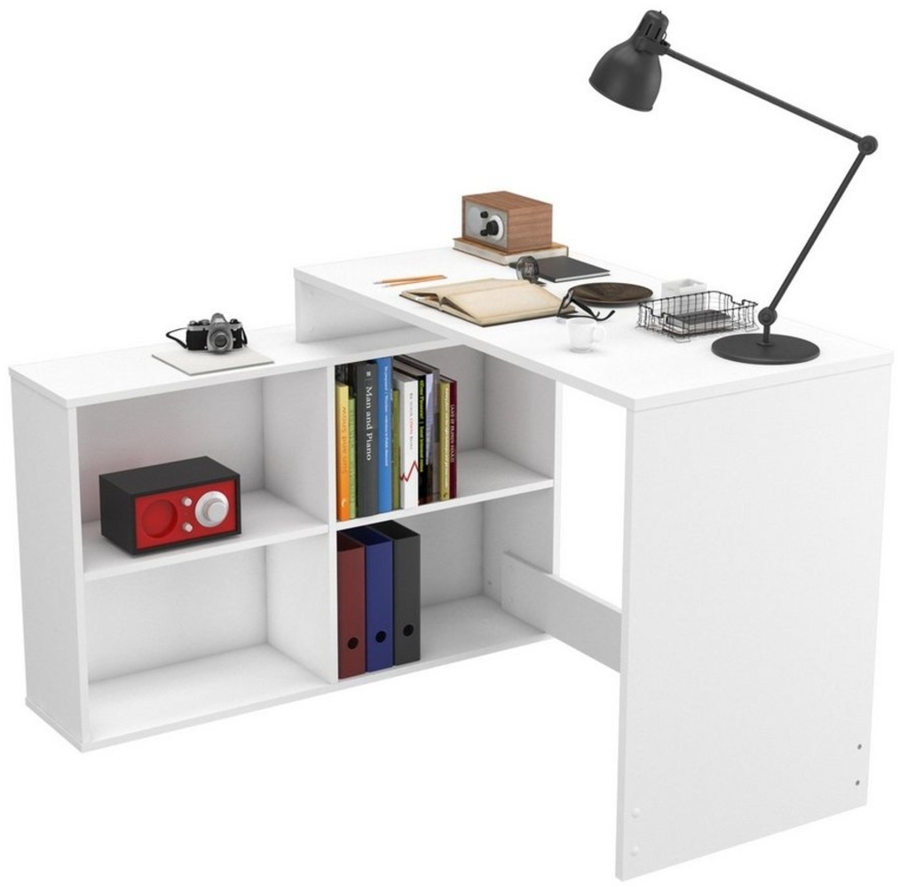 habeig Eckschreibtisch Eck-Schreibtisch Computertisch Eckschreibtisch PC-Tisch Bürotisch Bild 1