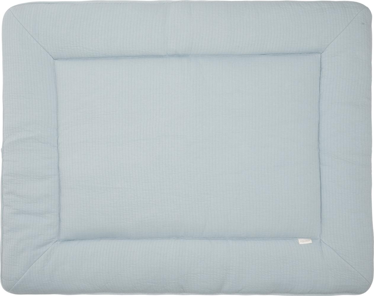 Little Dutch Pure Laufstallteppich Soft Blue 80 x 100 cm Blau hell Bild 1