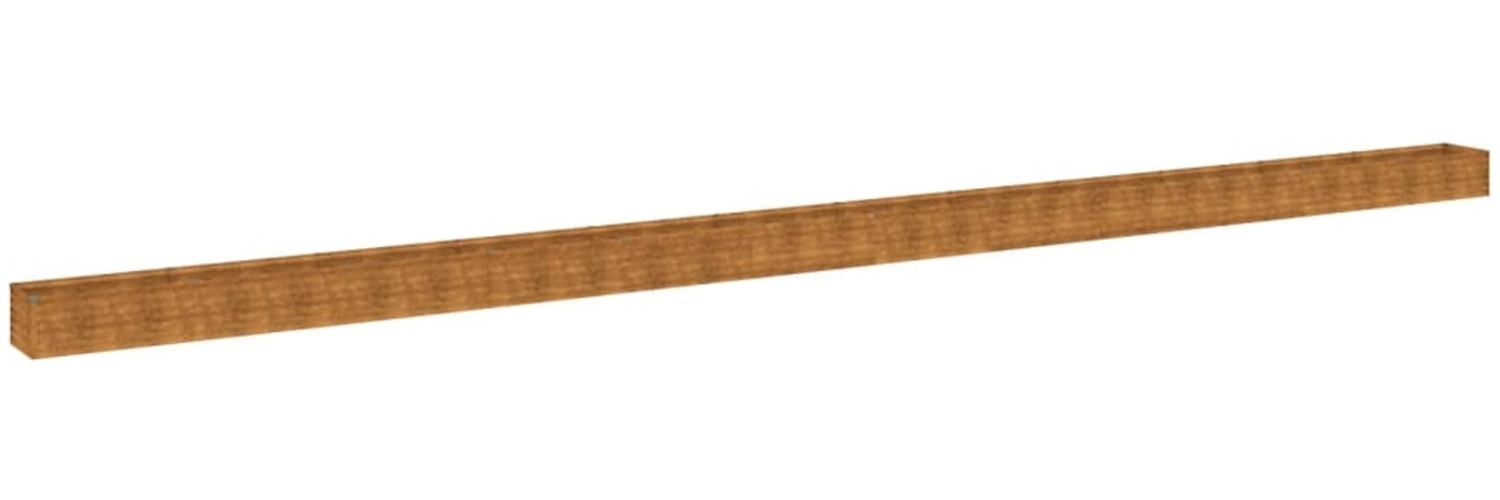 vidaXL Hochbeet 1152x50x36 cm Cortenstahl 151983 Bild 1