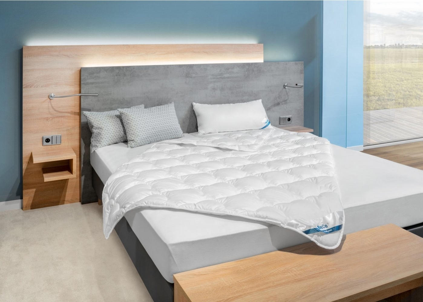 Beco Naturfaserbettdecke BeCo Tencel "NEUHEIT", 135x200 & 155x200 cm, Füllung: 100% Lyocell, Bezug: 55% Tencel 45% Baumwolle, Natürliche Materialien / Hergestellt in der EU Bild 1