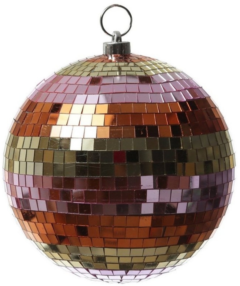 SATISFIRE Discolicht Spiegelkugel 20cm pastellfarben Discokugel Mirrorball Party Disko Deko Bild 1