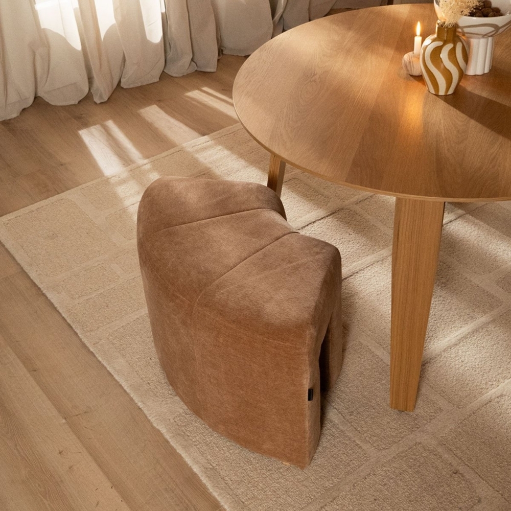 Bronx71 Modularer Eckhocker Seth Chenille terrakotta Bild 1