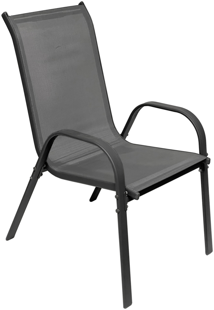 Gartengarnitur Gartenmöbel 5tlg 160x90cm Non-Wood Tisch Stapelstuhl Bild 1