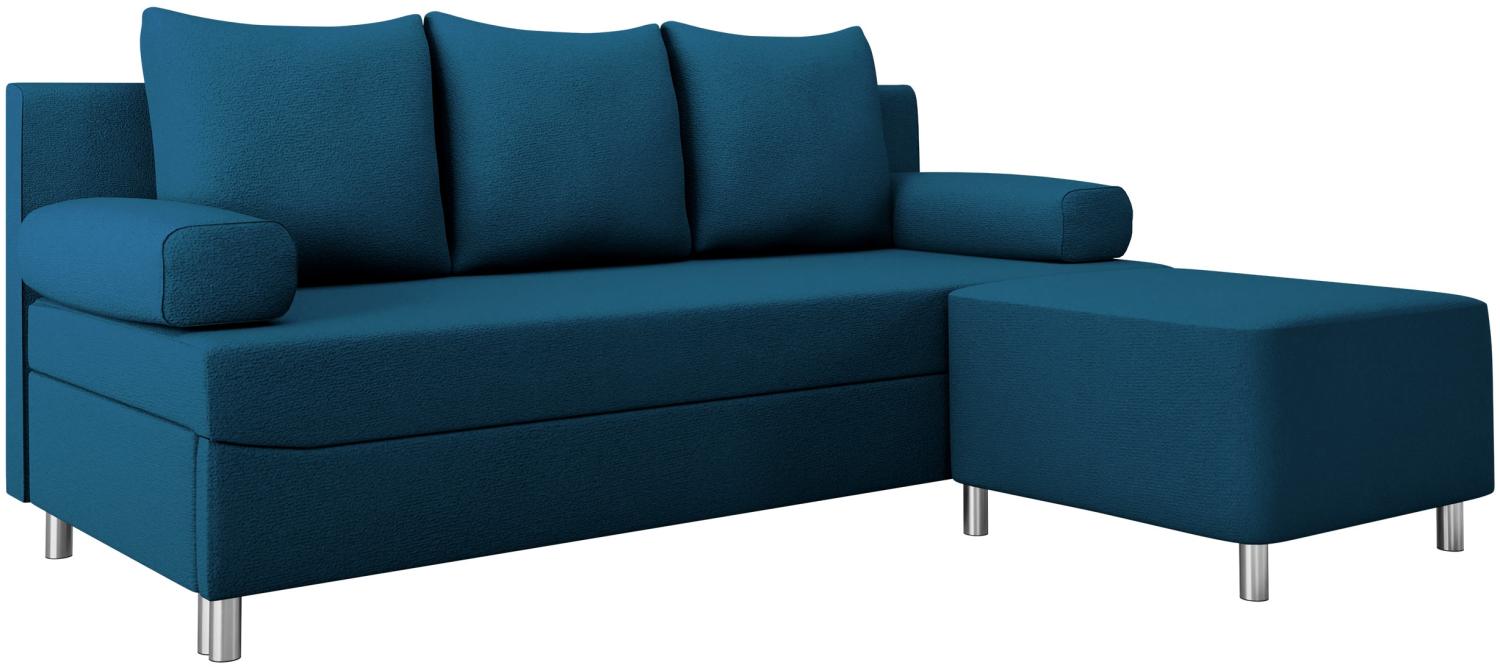 Schlafsofa Dover (Sofa mit Polsterhocker, Farbe: Manila 26) Bild 1