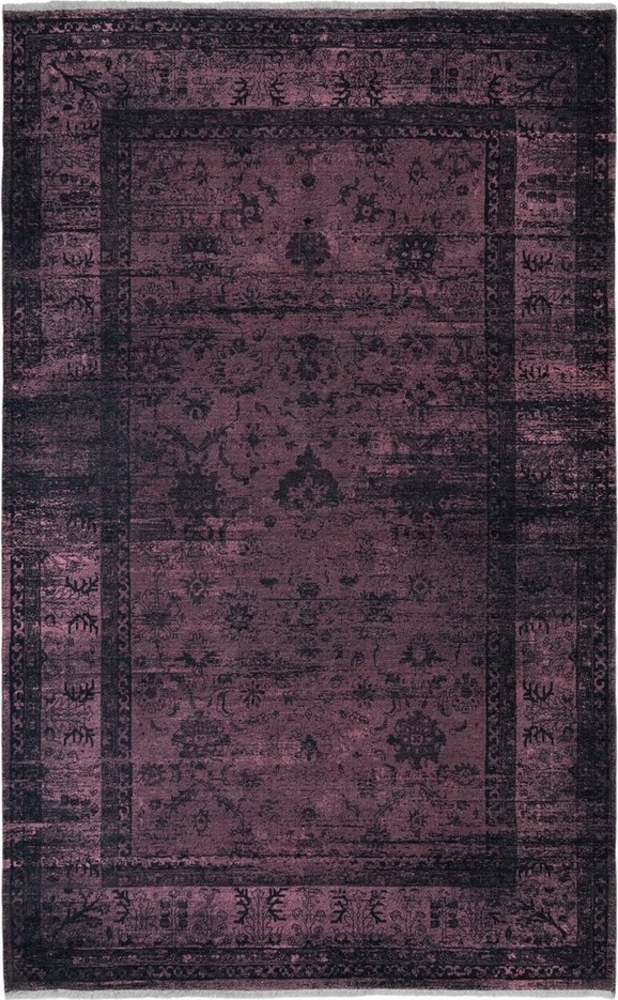 Tesso Living Designteppich ARMAND Teppich Wohnzimmer, Vintage Look, Orientalisch, bedruckt, Rechteckig, BOHO, Flachgewebe, mit klassischen Fransen Bild 1