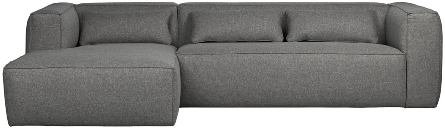 Ecksofa Bean Stoff, links Grau Bild 1