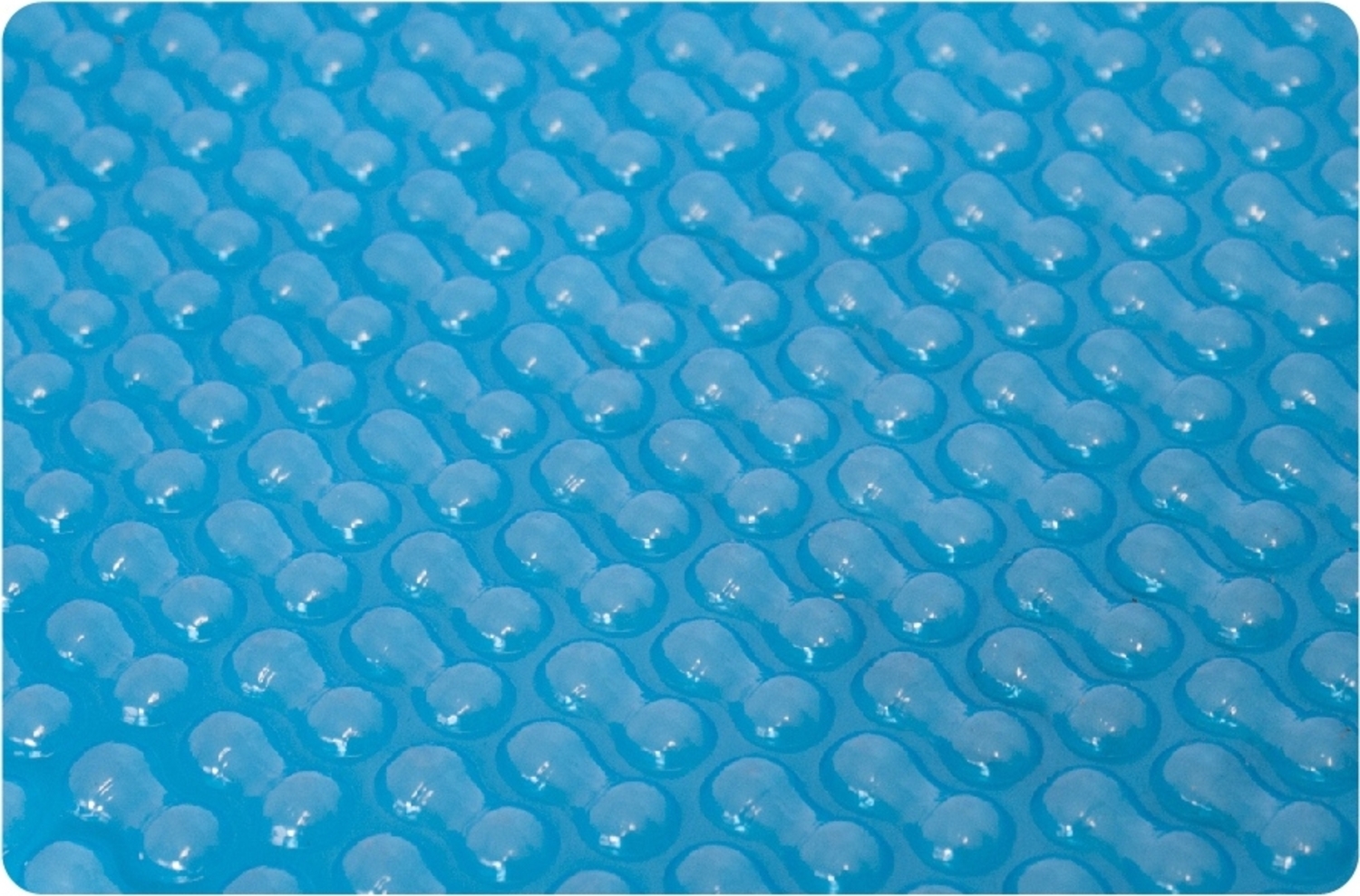 Solarplane Light Blue 400 µm GeoBubble Rechteck 850x350cm Erwärmung Folie Pool Bild 1