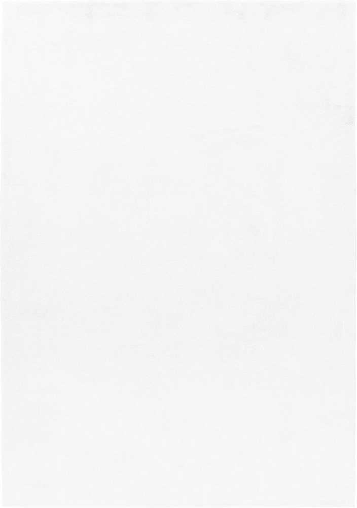 Hochflor Teppich Pia Läufer - 60x110 cm - Weiß Bild 1
