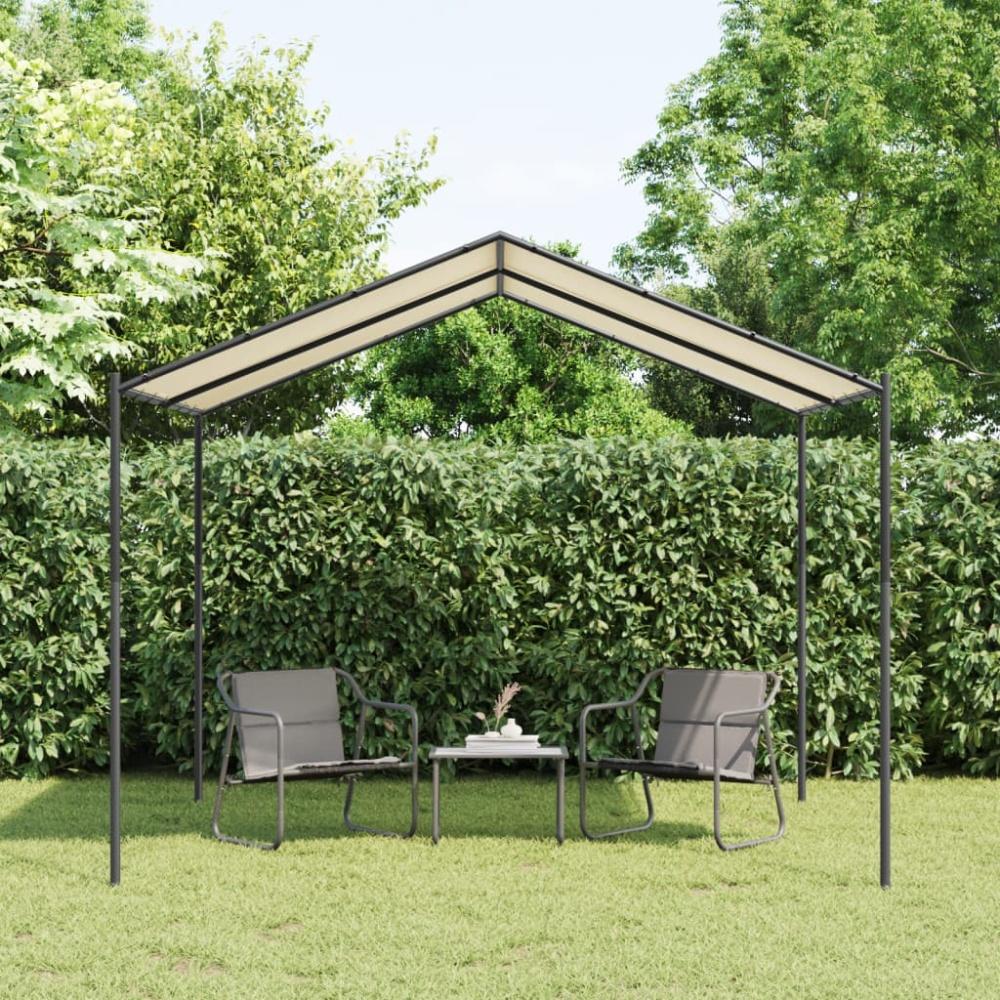 vidaXL Gartenpavillon Beige 3x3 m Stahl und Stoff 362451 Bild 1