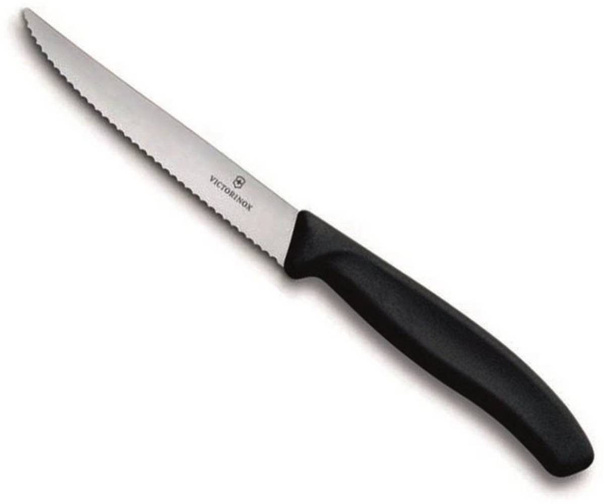 VICTORINOX Steakmesser Swiss Classic spitze Spitze schwarz 109758 Bild 1