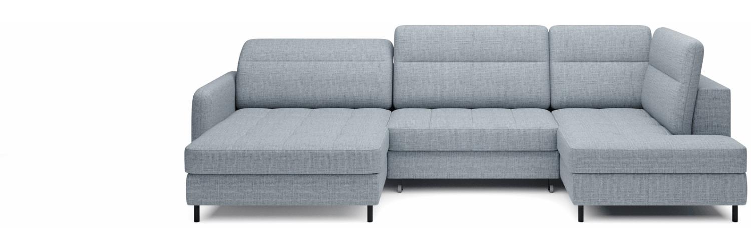 ELTAP 'Berrto' Ecksofa,, Hellblau, 300x130, Rechts Bild 1