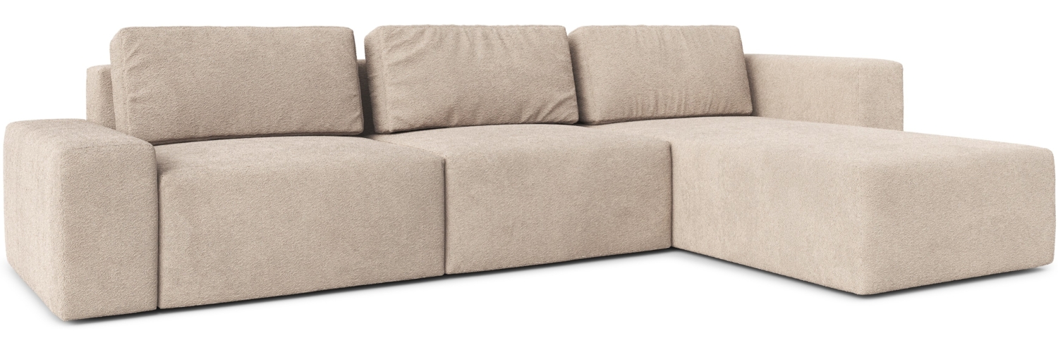 AX LIVING Couch XXL L Form Arkleton Ecksofa Groß Beige 360cm Komfort R Bild 1
