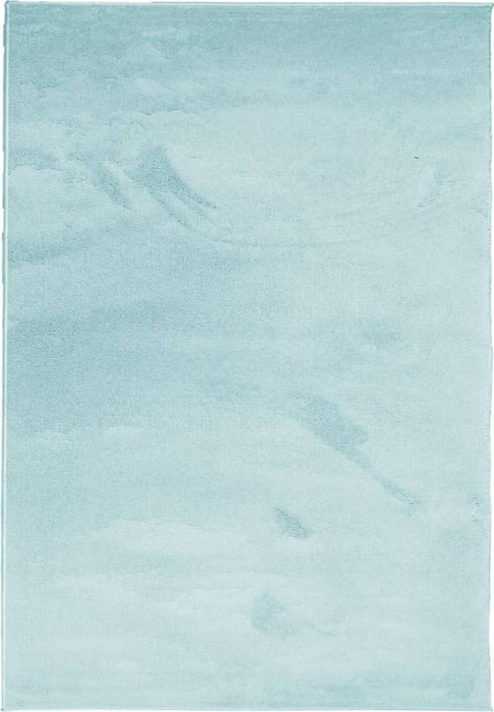 vidaXL Teppich OVIEDO Kurzflor Grün 140x200 cm 375579 Bild 1
