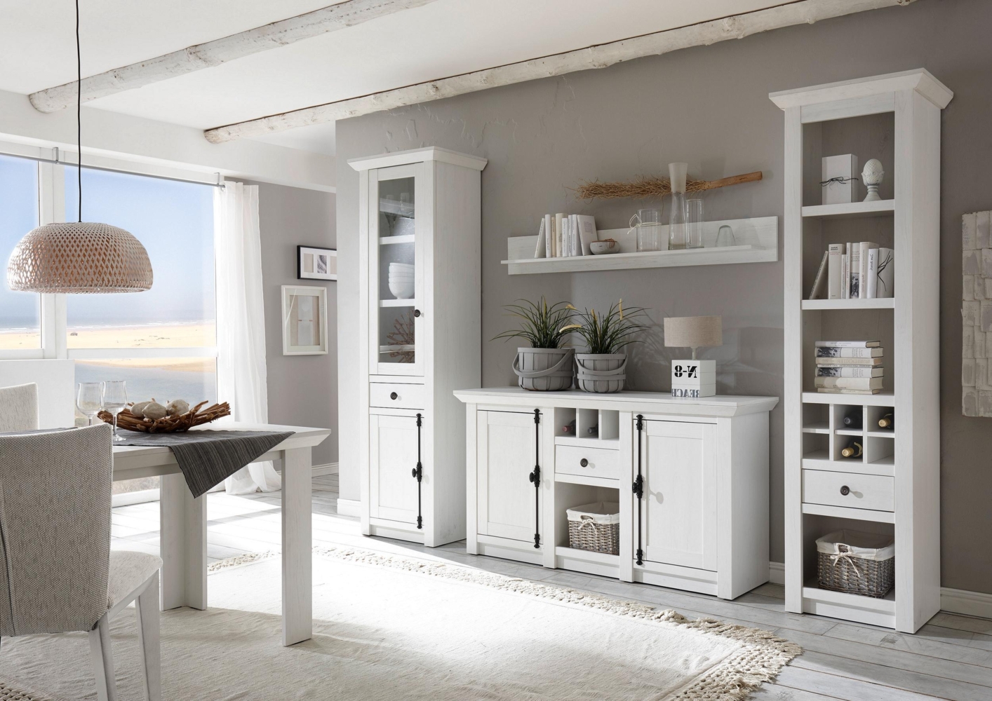 99rooms Liliann Wohnwand Weiß Bild 1