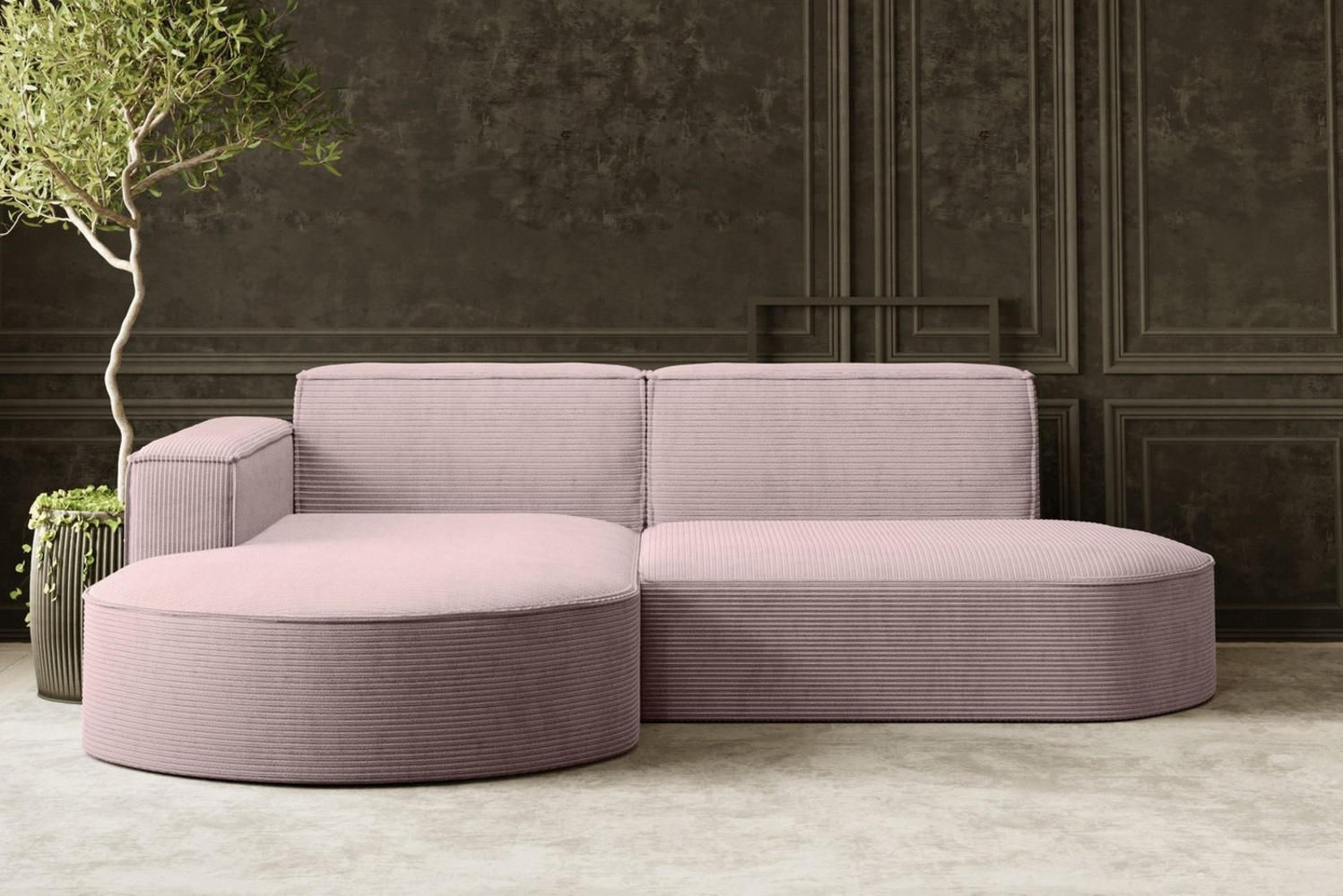 Kaiser Möbel Ecksofa Designer MODENA STUDIO L stoff Poso und Neve Bild 1