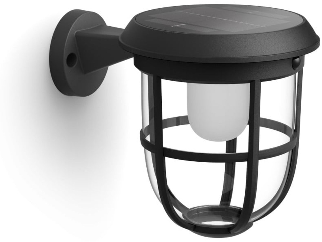 Solar Wandleuchte Radii 27 x 20 x 20 cm schwarz Bild 1