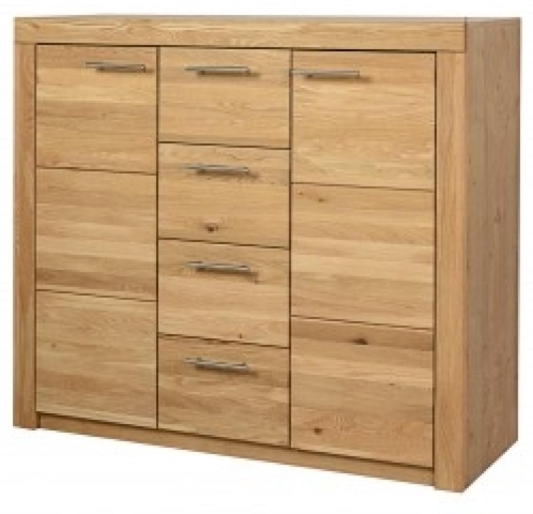 Highboard in Wildeiche teil-massiv, geölt Bild 1