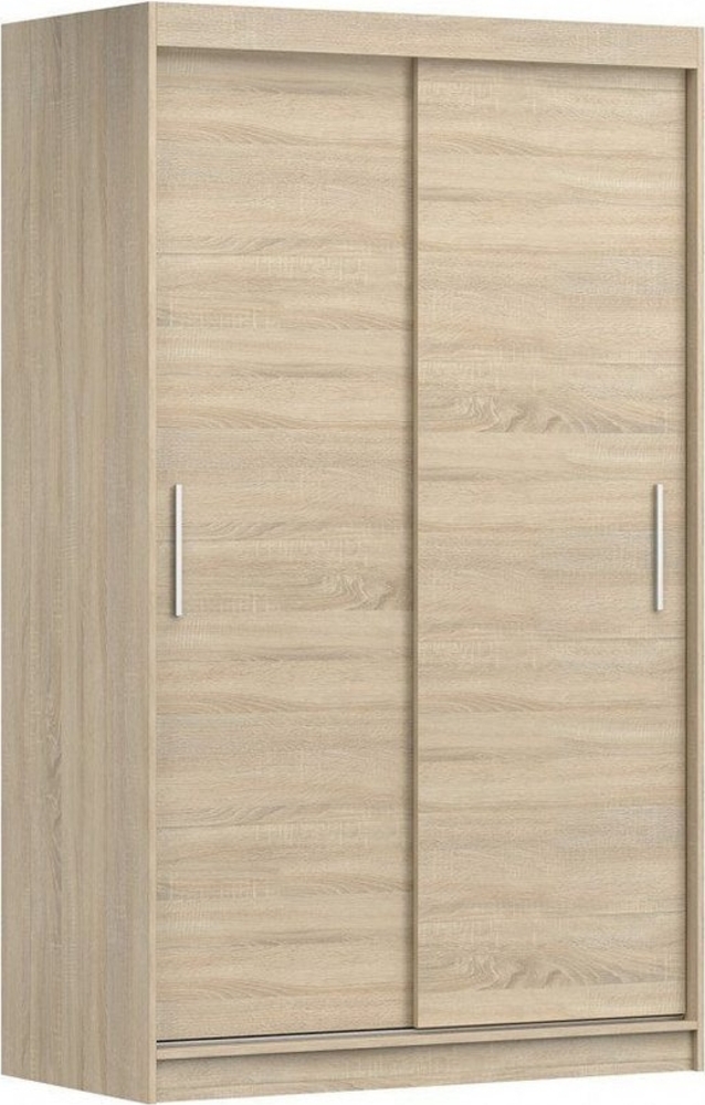 MOEBLO Kleiderschrank NOAH 04 (Schrank Garderobe Zweitürenschrank, Moderner und funktionaler Schiebe­türen­schrank Kleiderschrank), (BxHxT): 120 x 200 x 61 cm Bild 1