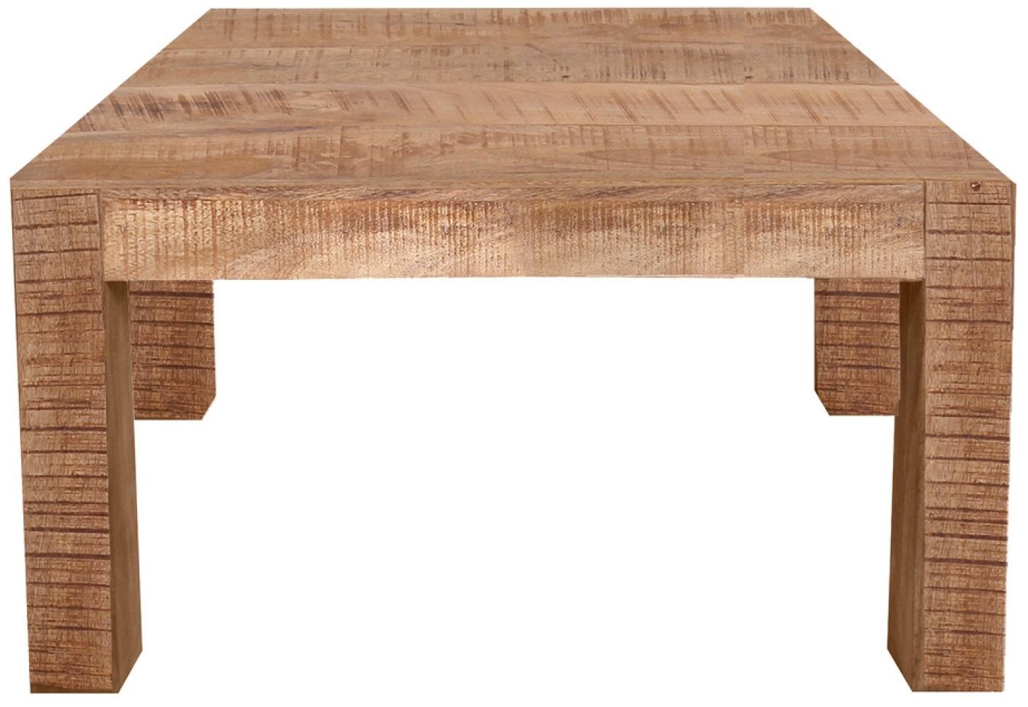 Couchtisch Mangoholz 60 x 40 x 60 cm Couchtisch Wohnzimmer Beistelltisch Neu Bild 1