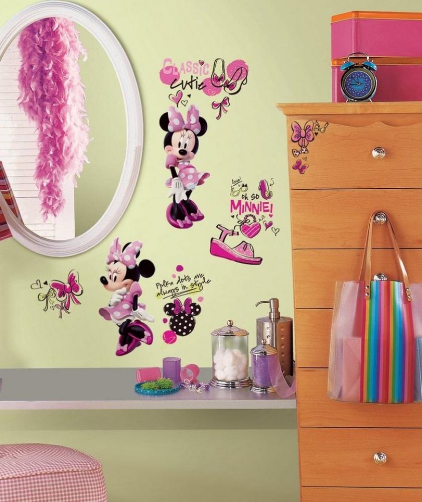 RoomMates Wandsticker DISNEY Minnie Fashionista Bild 1