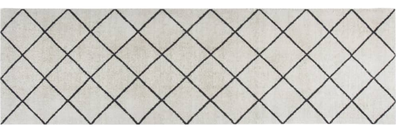 vidaXL Küchenteppich Waschbar Quadrat 60x180 cm Samt 136568 Bild 1