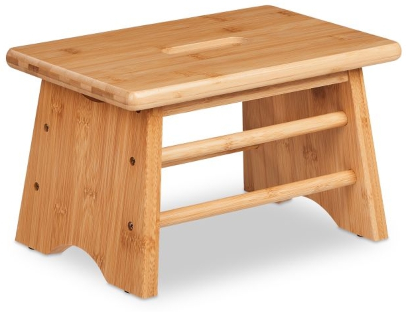 Fußbank Bambus mit Griff 10046319 Bild 1