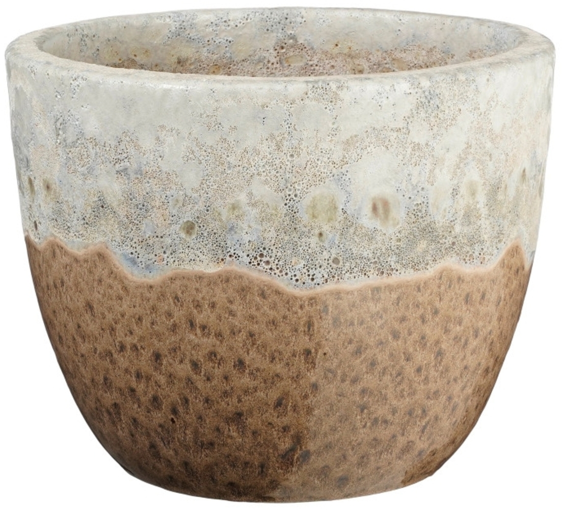 Mica Decorations Pflanztopf Picchu Ø 25 x 20 cm taupe Bild 1