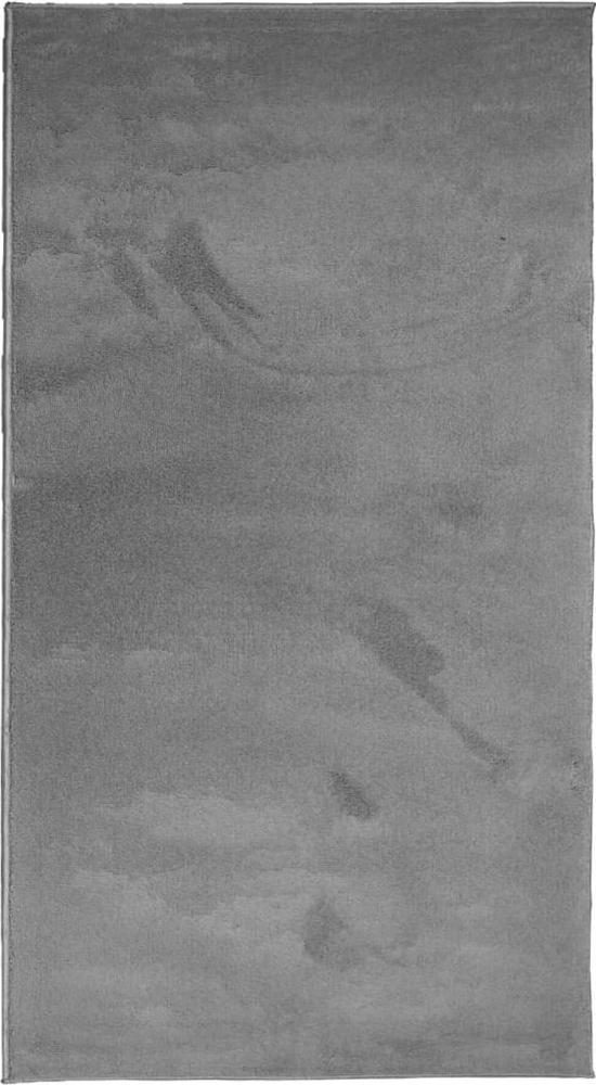 vidaXL Teppich OVIEDO Kurzflor Anthrazit 60x110 cm 375462 Bild 1