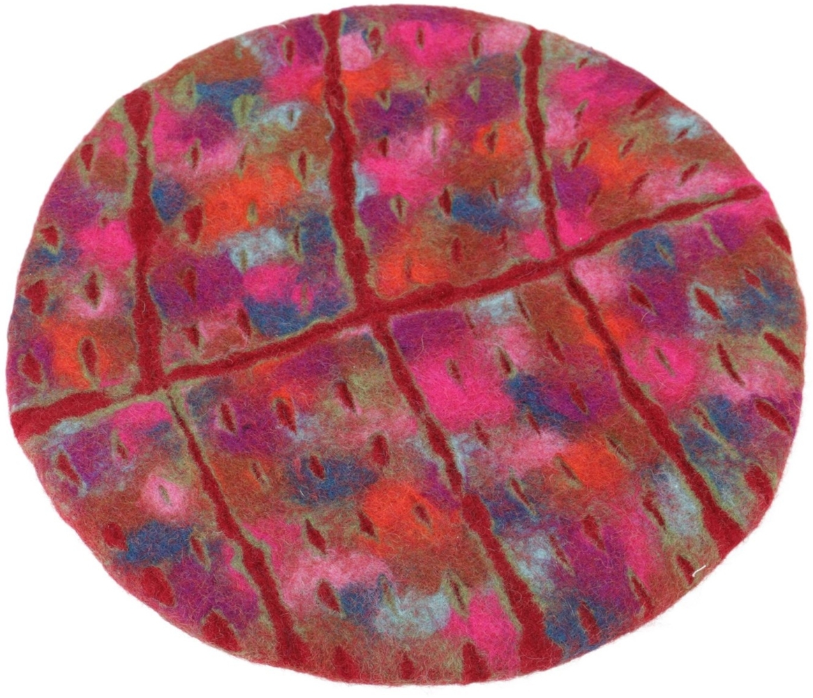 Guru-Shop Meditationskissen Filz Stuhlauflage, Boho Sitzkissen,.. Bild 1