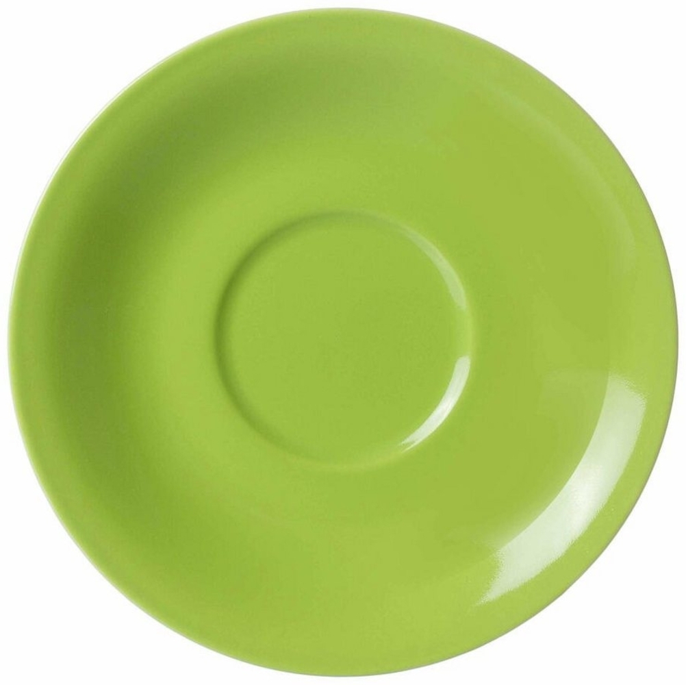 Ritzenhoff & Breker Doppio Jumbo Untere, Untertasse, Unter Tasse, Geschirr, Porzellan, Grün, Ø 17 cm, 515831 Bild 1