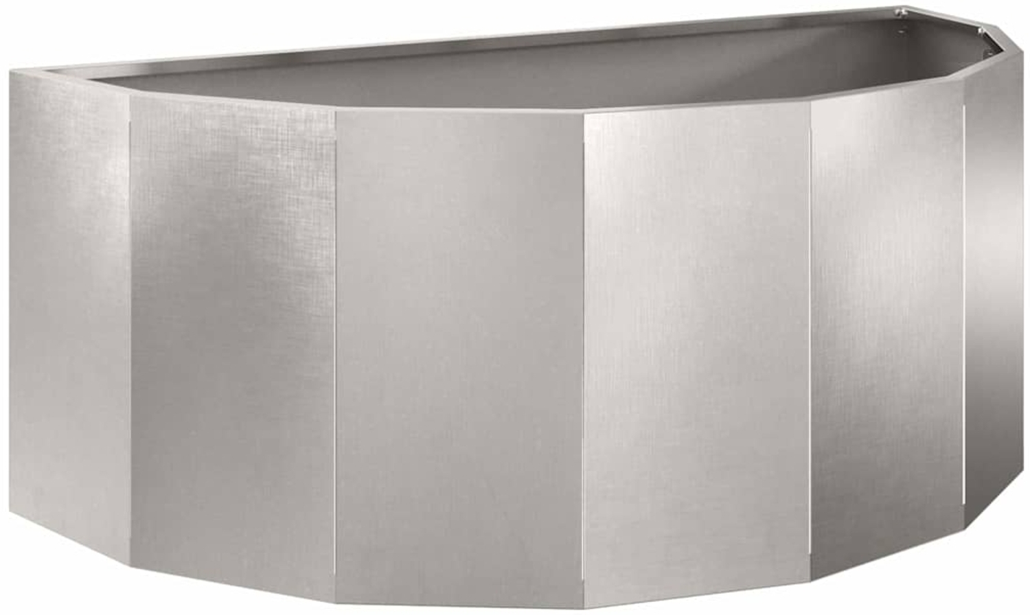 vidaXL Pflanzkübel Silber 90 x 45 x 35 cm Edelstahl 883693 Bild 1