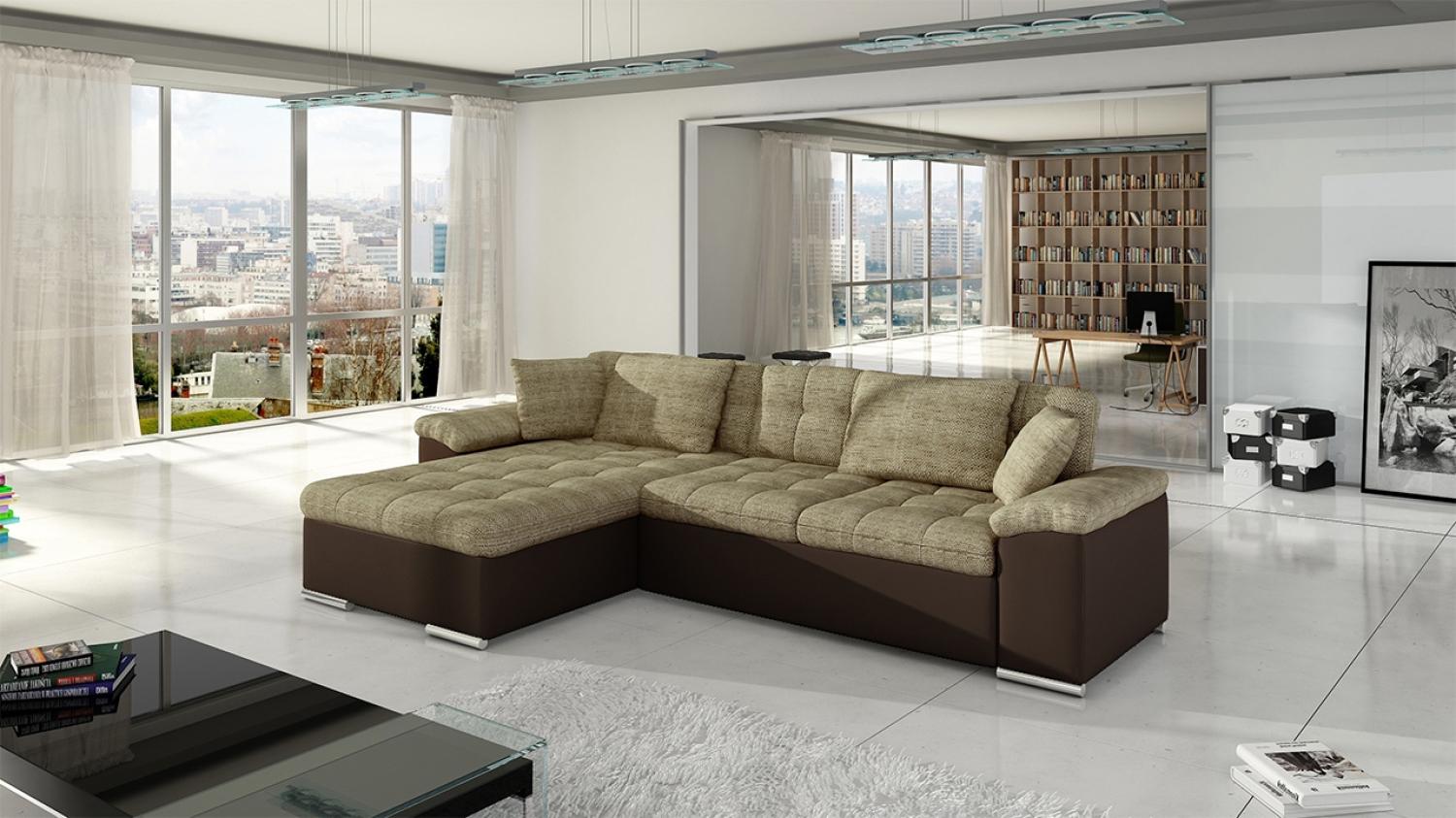 Ecksofa Diana, Seite: Links, Farbe: Soft 066 + Lawa 02 Bild 1