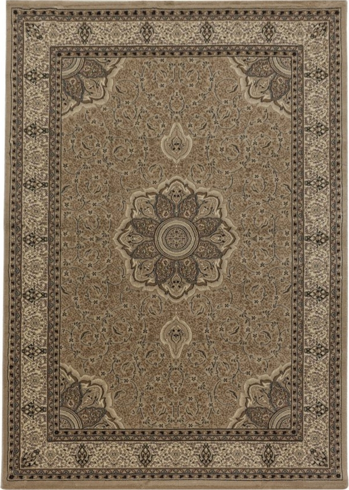 Teppium Teppich Orientalisch Design, Rechteckig, Höhe: 9 mm, Orient Teppich Wohnzimmer Orientalisch Design Kurzflor Pflegeleicht Bild 1