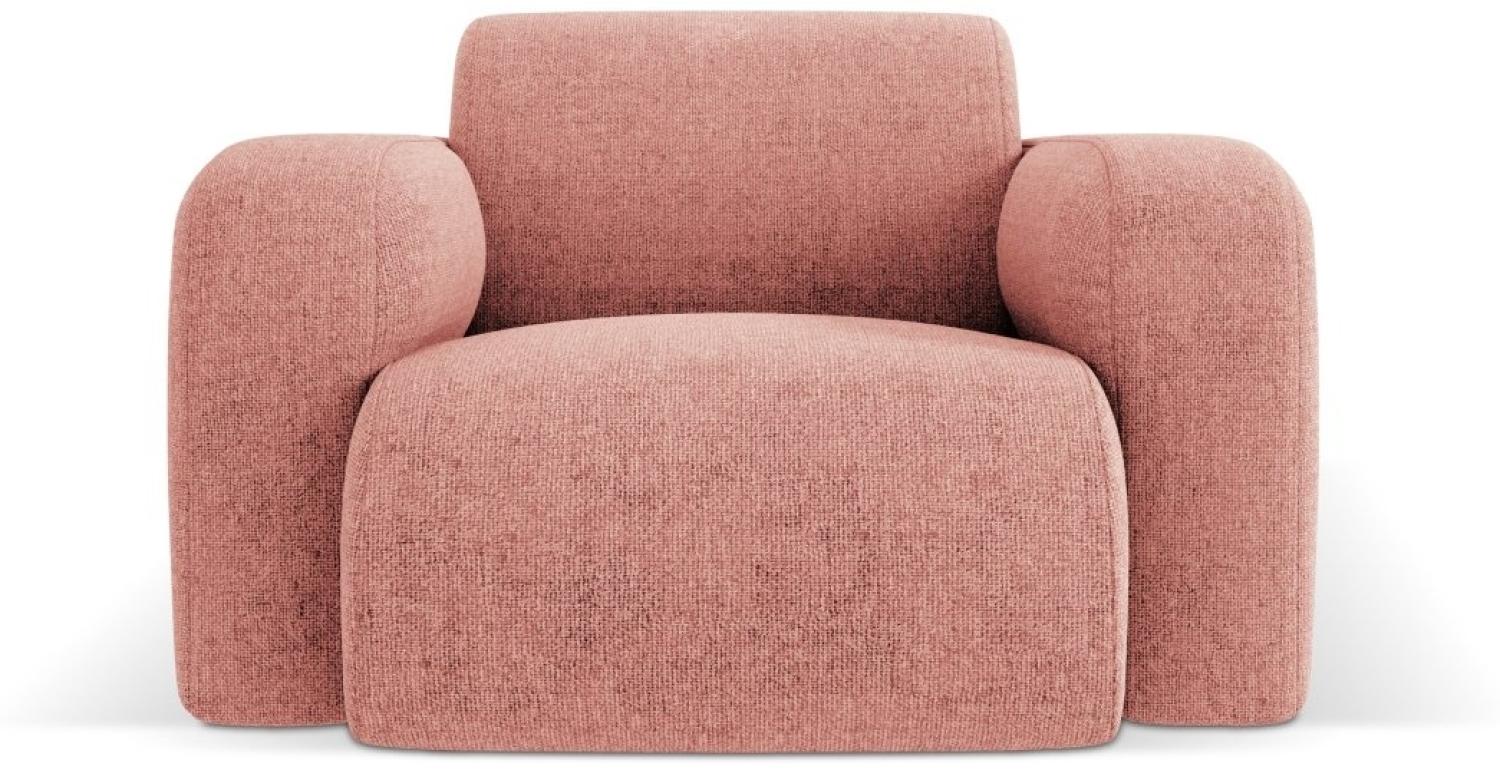 Micadoni Boucle Sessel Molino Chenille Rosa Bild 1