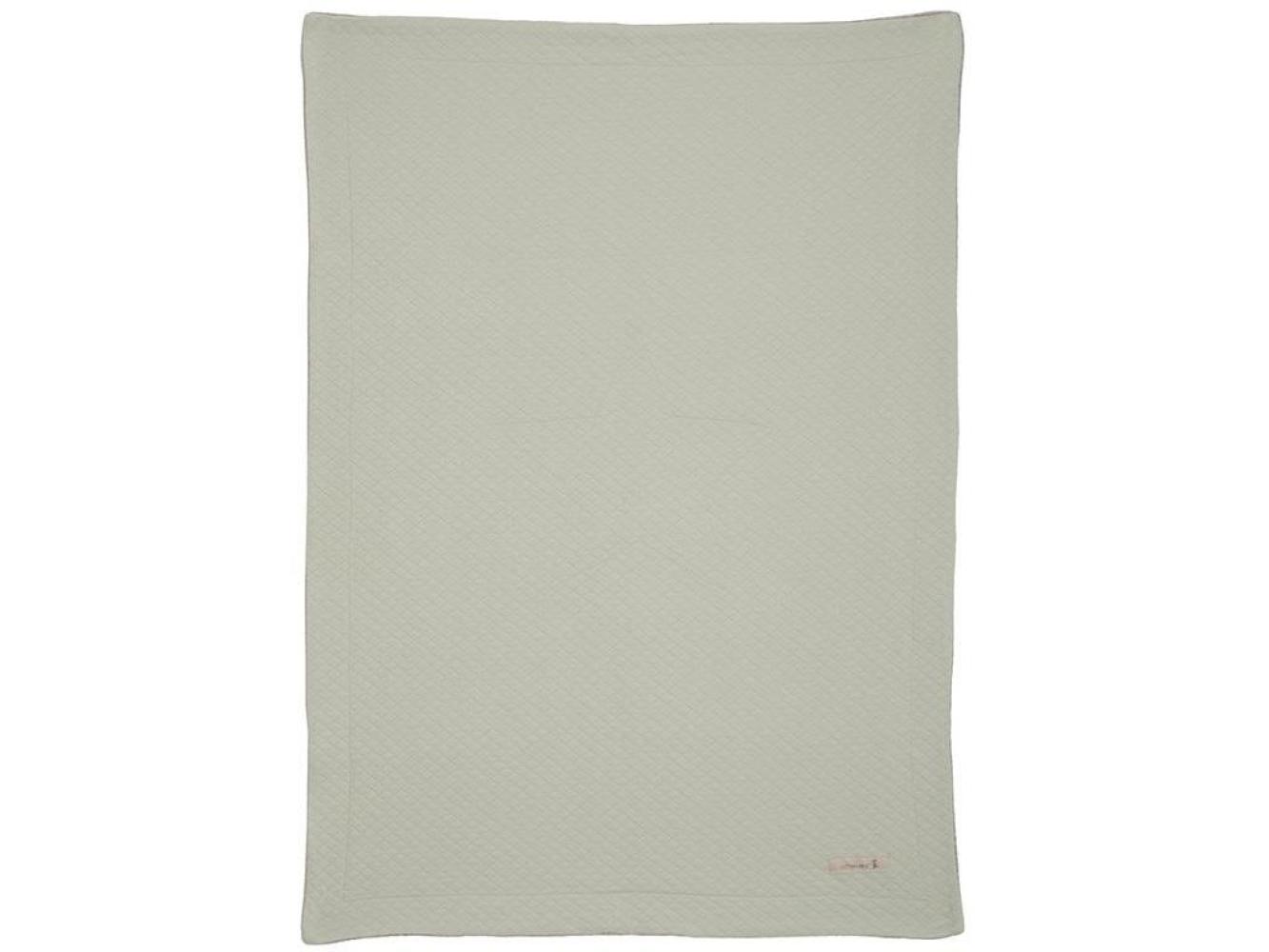 Lottas Lable 'Quilt Star' Jerseydecke grün, 70x100 cm Bild 1