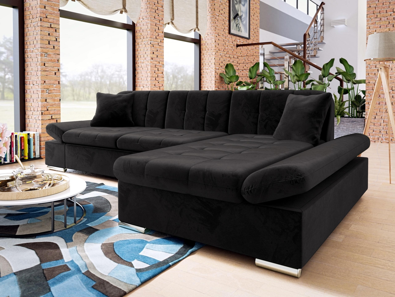 Ecksofa Montana Premium (Farbe: Piano 17, Seite: Rechts) Bild 1
