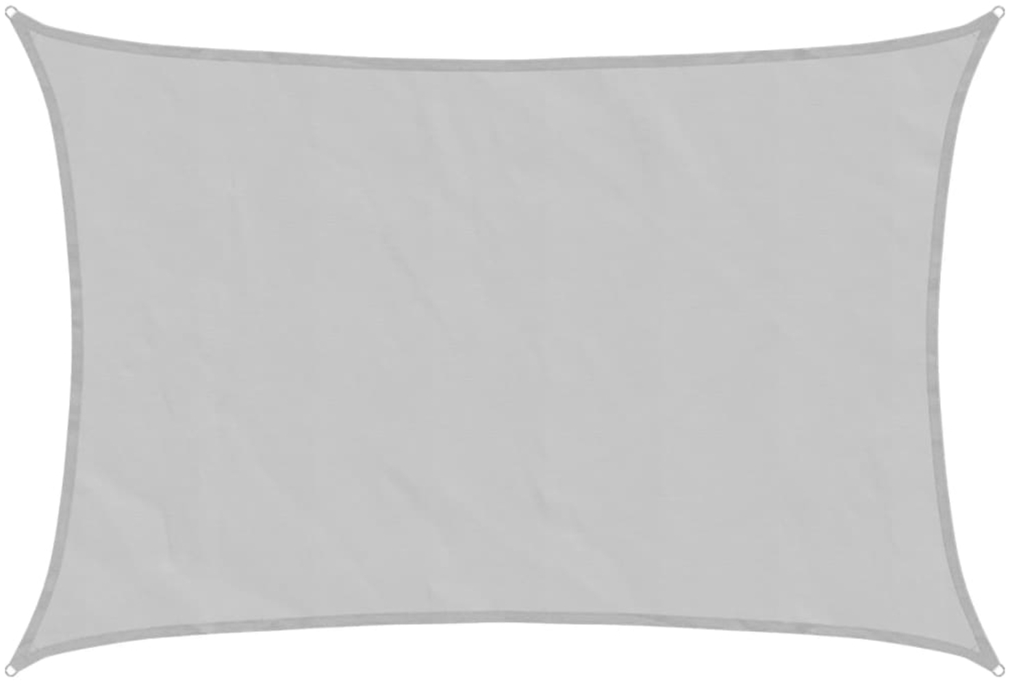 vidaXL Sonnensegel Hellgrau 4x3 m 100% Polyester Oxford 4000545 Bild 1