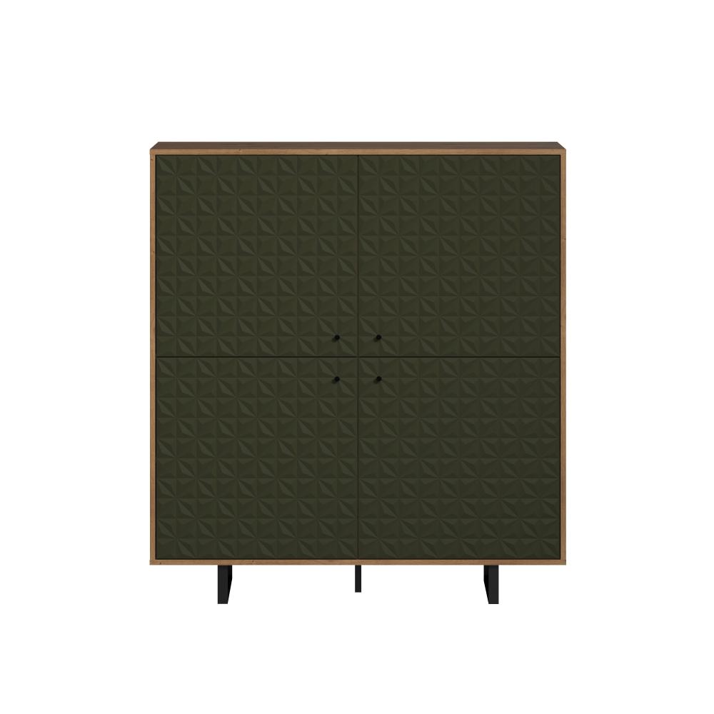 Highboard Sentra | Dark Green / Artisan Eiche Bild 1